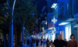 Civitanova celebra la Giornata dell'Europa: Corso Umberto si illumina di blu con l'inno in filodiffusione