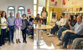 Macerata, Adrian Bravi incontra gli studenti del Liceo Galilei per "Il maggio dei Libri"