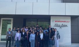 Lezione di marketing alla Nuova Simonelli per gli studenti del "Gentili" di Macerata