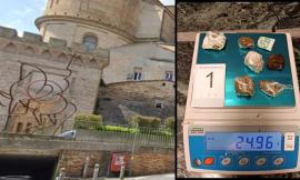Macerata, blitz della Squadra Mobile: 26enne trovato in possesso di 23 grammi di droga, denunciato