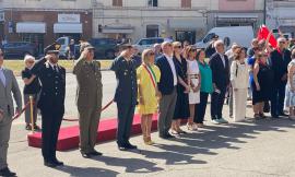 Macerata, commemorato l'80° anniversario dalla liberazione dal nazifascismo al Monumento ai Caduti
