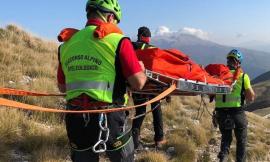 Escursionista cade lungo un ghiaione a Lame rosse: sul posto il Soccorso Alpino