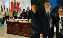 Tolentino, il nuovo governatore Massimo De Liberato in visita al Rotary Club