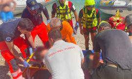 Si infortuna lungo il sentiero di Mezzavalle: uomo soccorso in idroambulanza (FOTO)