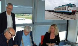 Interporto jesino, partnership tra la società di logistica  Dpa e Regione Marche: in sei anni quadruplicato il numero di treni