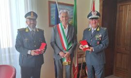 Macerata, il sindaco Parcaroli incontra il neo comandante della Guardia di Finanza Mazzacuva