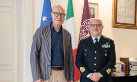 Unimc, incontro tra il rettore McCourt e il comandante del Centro Aviation English Marco Attanasio