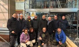 Restauro della chiesa dell’Immacolata a Pollenza: il vescovo Marconi avvia ufficialmente il cantiere