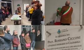 Caldarola, una targa in memoria di Rossano Cicconi: "Ci ha donato la memoria delle radici della nostra terra"