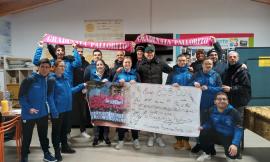 Tolentino, solidarietà cremisi: donate maglie termiche ai ragazzi di LiberaMente