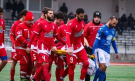 Maceratese, brutto infortunio per Nasic: confermato il lungo stop