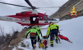 Escursionista cade sul sentiero a Pintura di Bolognola: soccorso e trasportato in ospedale