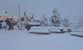 Marche, è tornata la neve  sui Sibillini