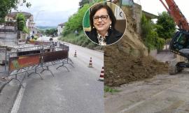 Corridonia, scarpata lungo la provinciale 34: in arrivo 180mila euro per la messa in sicurezza