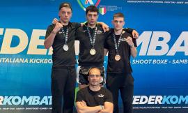 Tre atleti, tre medaglie: la Kickboxing Macerata brilla agli assoluti di Roma con Catinari, Rosetti e Battistelli