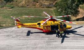 Schianto tra moto e auto a Corridonia: centauro 39enne trasportato a Torrette