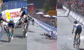 Giro d'Italia, Pellizzari cade all'ultima curva ma resta 7° in classifica generale: tutto si decide domani