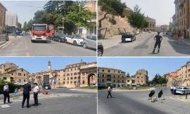 Macerata, fuga di gas durante i lavori: strade transennate in centro città