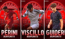 Maceratese, ecco gli under: ufficializzati i tre classe 2007 Perini, Viscillo e Guideri