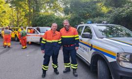 Incendio del Vesuvio: i volontari di Porto Recanati al fianco della Protezione Civile nazionale
