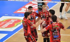 Lube di carattere, ma Perugia la spunta al tie-break