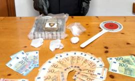 Corridonia, inseguimento tra le campagne: arrestato 22enne con oltre 2 chili di droga