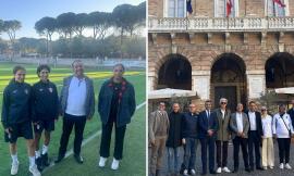 La Cf Maceratese accoglie la delegazione di Casablanca: al via una partnership sportiva e culturale