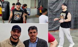 L'atleta olimpico Diego Lenzi a San Severino: "Credete nella boxe, è una scuola di vita"