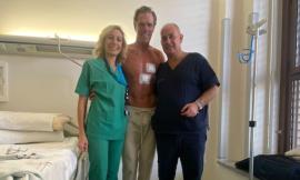 Il ciclista Cipollini dimesso dall'ospedale delle Marche con un defibrillatore sottocutaneo