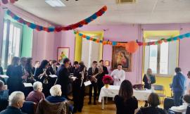 San Severino, la banda “Francesco Adriani” porta la festa di Santa Cecilia agli anziani della Lazzarelli