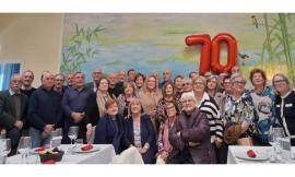 Festa a Treia: i "ragazzi" del 1955 celebrano 70 anni di vita