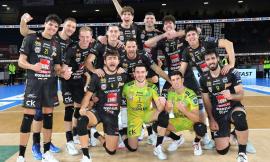 Lube, reazione dopo il primo set: 3-2 su Milano nell’ultima d’andata