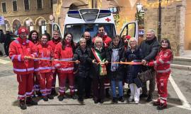 San Severino, inaugurata la nuova ambulanza della Croce Rossa