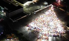 Albero di Natale con i trattori a Villa Potenza, successo per la quinta edizione Tractor Version