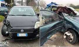 San Severino, scontro tra auto alle porte di Cesolo: grave un uomo