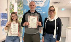Potenza Picena, sport e solidarietà, la società Trifit dona al Salesi grazie agli allievi