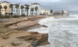 Mareggiata a Porto Recanati: lavori urgenti sulla provinciale 100