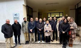 Ospedale Enrico Mattei di Matelica, l'assessore Calcinaro visità la struttura