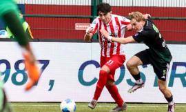 Maceratese sconfitta di misura a L’Aquila: decide il gol dell’ex Sparacello nel finale