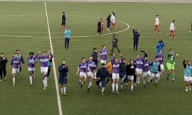 Vola la viola: il Montefano piega la Jesina con due magie di Ferretti. Bilò: "Non dobbiamo smettere di sognare"