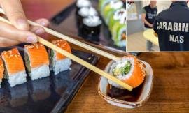 Civitanova, 55 chili di pesce sequestrato e sporco diffuso: chiuso un ristorante sushi