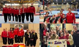 Ginnastica Mogliano pigliatutto a Fermo: conquistati 8 titoli regionali su 10 squadre