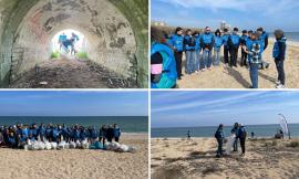 Civitanova, gli studenti del "Da Vinci" nuovi ambasciatori dell'ecologia: pulita l'area Tre Case