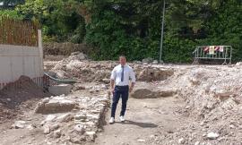 Pieve Torina, scoperta una domus romana durante i lavori del nuovo municipio