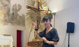 Dalle macerie alla rinascita: restituito a Cessapalombo il prezioso crocifisso di Barberetti