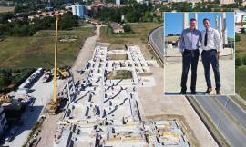 Tolentino, il nuovo polo scolastico inizia a prendere forma: via alla costruzione del corpo centrale