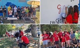 Dalle panchine alla cabina Enel: a "ridare colore" ad Appignano ci pensano i giovani