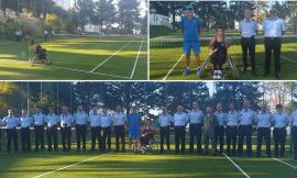 Un campo da tennis per abbattere le barriere: inaugurata la nuova struttura dell'Aeronautica