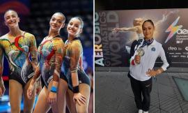 Niente rosso, a Pamplona è argento: tre atlete della Ginnastica Macerata brillano ai Mondiali