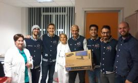 Reparto Dialisi senza tv: la prima la regala una squadra di basket